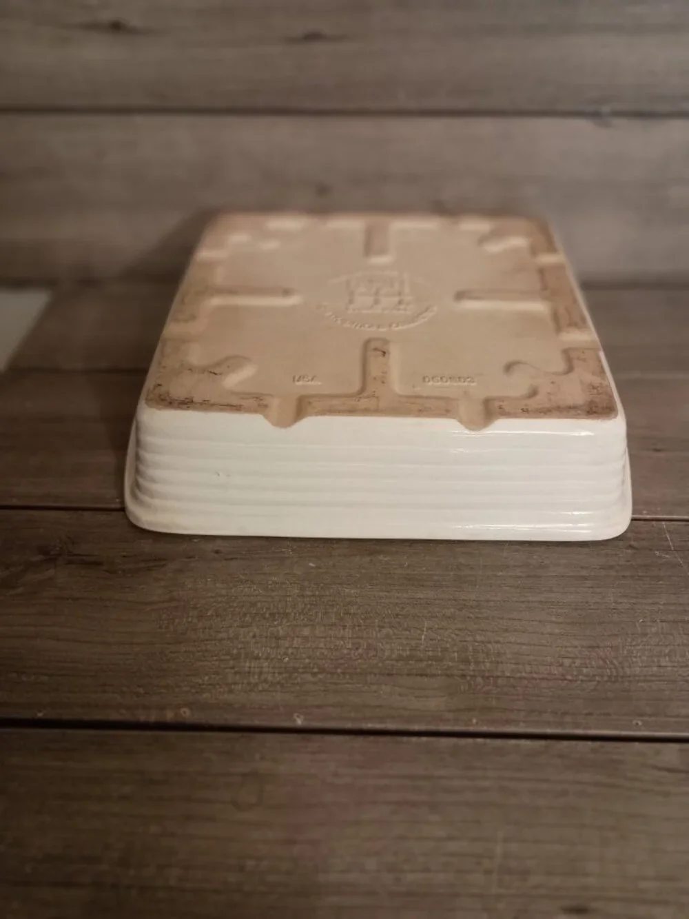 Pampered Chef White Glaze 9